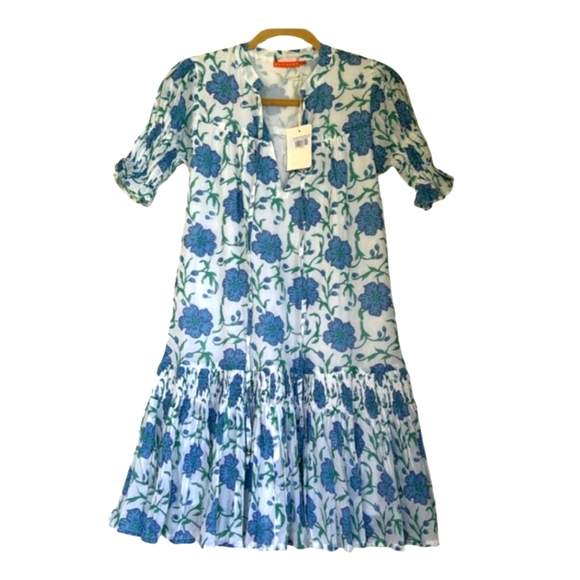 Oliphant - Blue Floral Dress - XXS - Picture 2 of 4